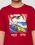 Nevada Anime Racing Sided Kaos Anak Laki-laki