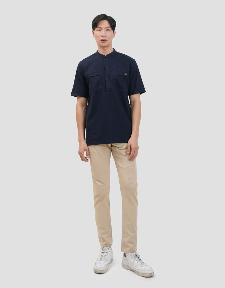 Lois Kemeja Koko Kls594Nv Pria
