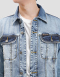 Lois Jaket Denim Mjb203E Pria
