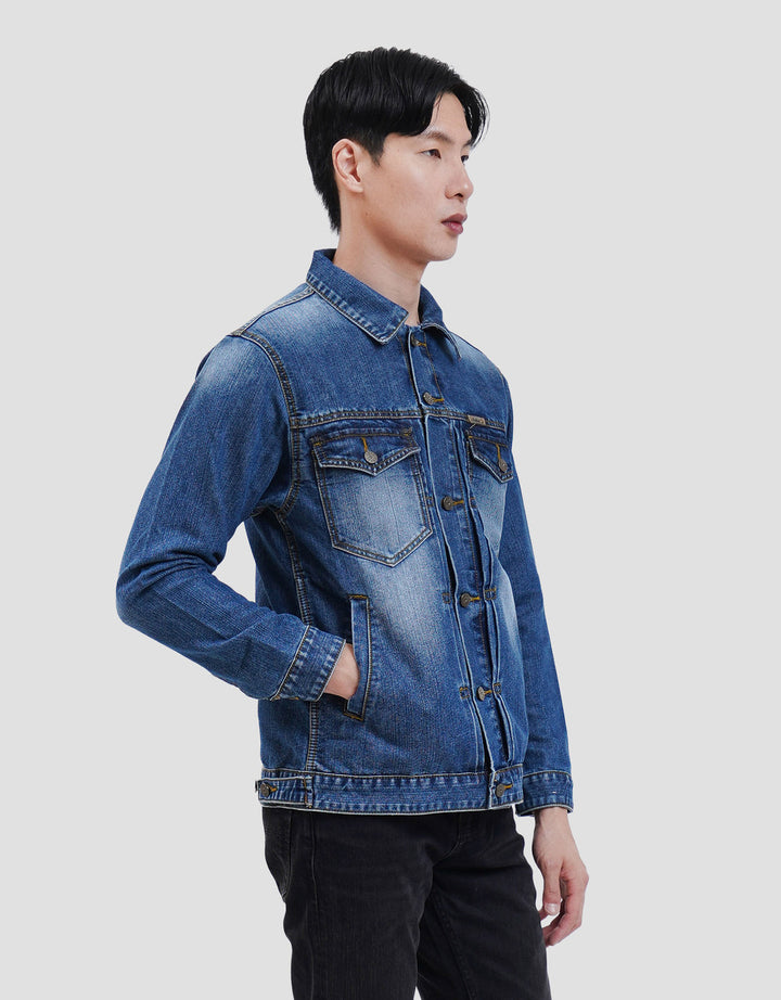 Lois MJF201D Denim Jaket Pria