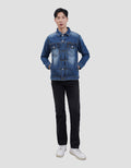 Lois MJF201D Denim Jaket Pria
