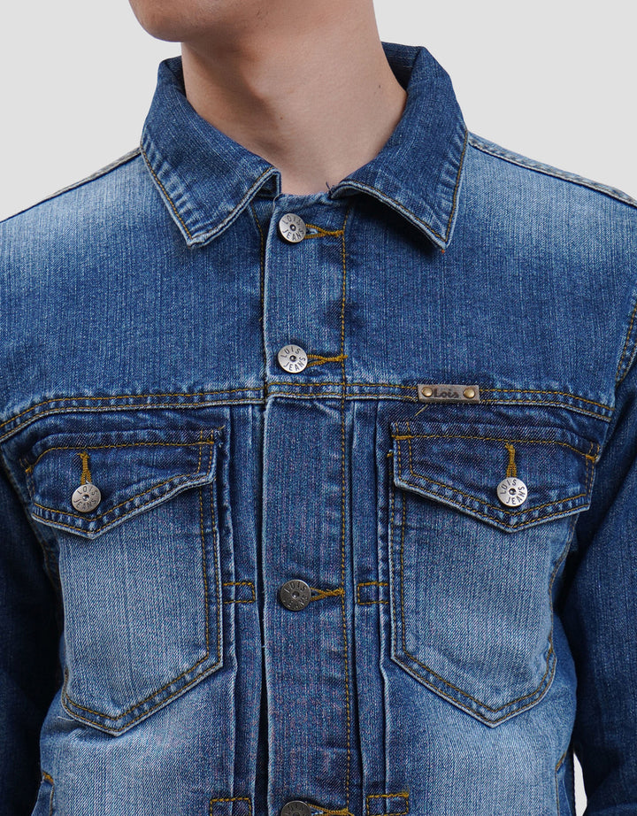 Lois MJF201D Denim Jaket Pria