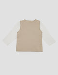 Little M Vest Nylon With Long Slevee Inner Setelan Bayi