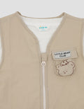 Little M Vest Nylon With Long Slevee Inner Setelan Bayi