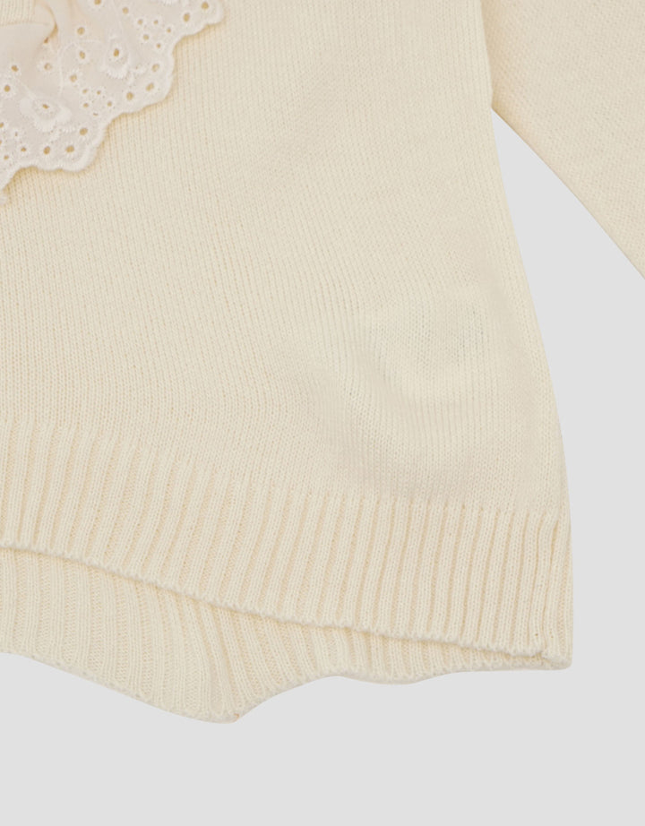 Little M Rajut With Lace Sweater Bayi