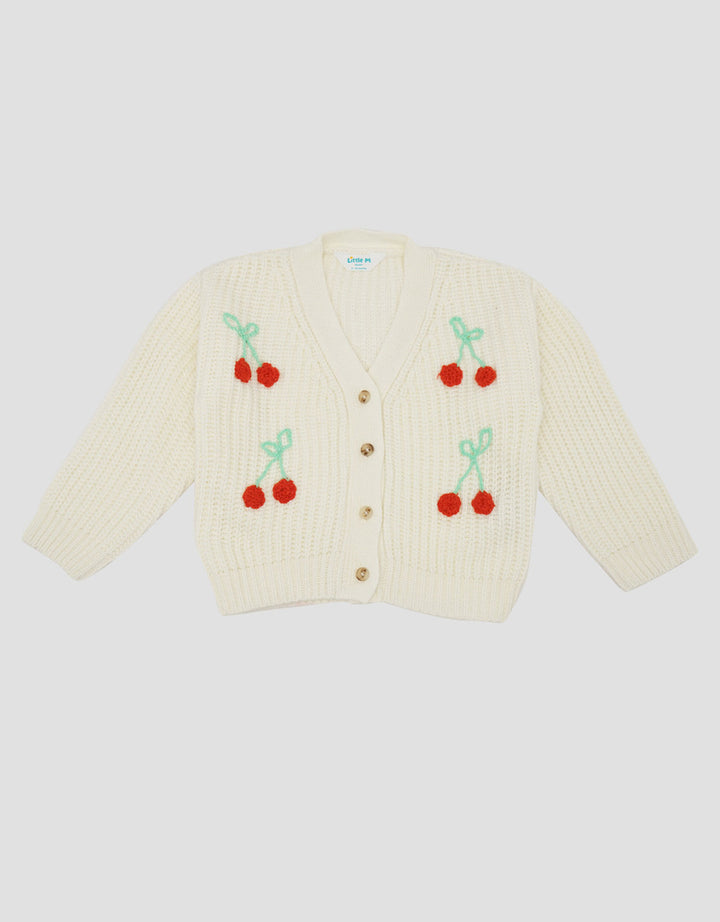 Little M Rajut Ls Cherry Sweater Bayi