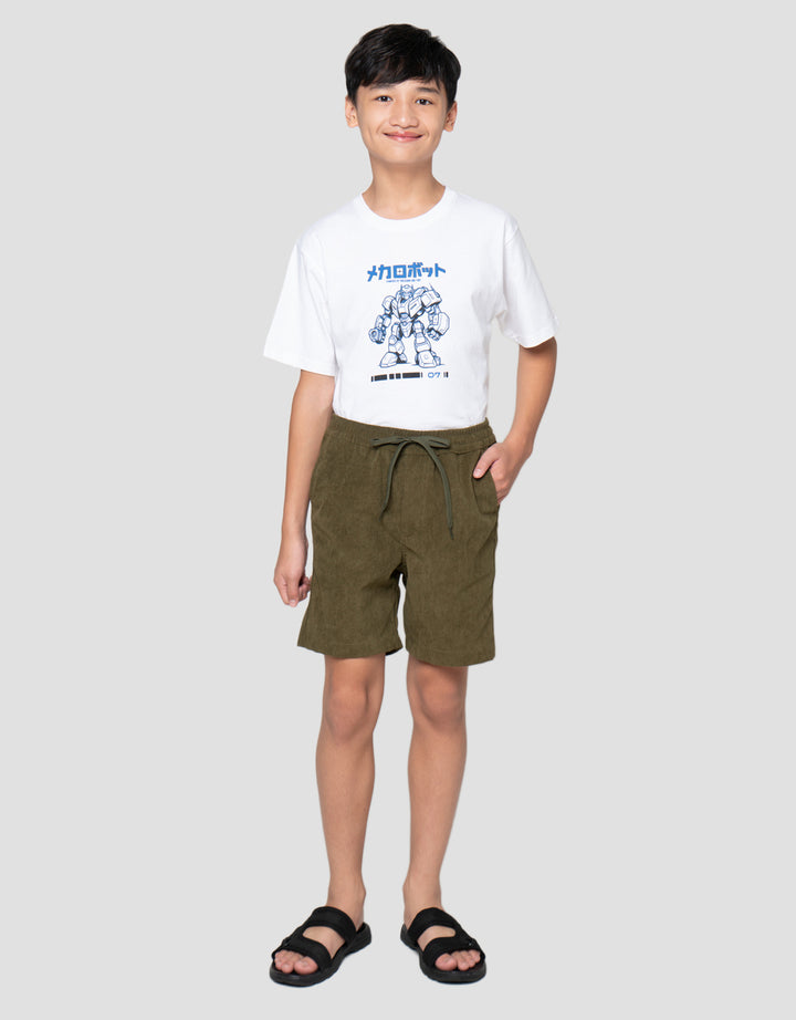 Nevada Woven Corduroy Celana Pendek Anak Laki-Laki