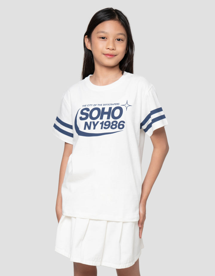 Nevada Sablon 5 Kaos Anak Perempuan