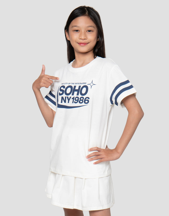 Nevada Sablon 5 Kaos Anak Perempuan