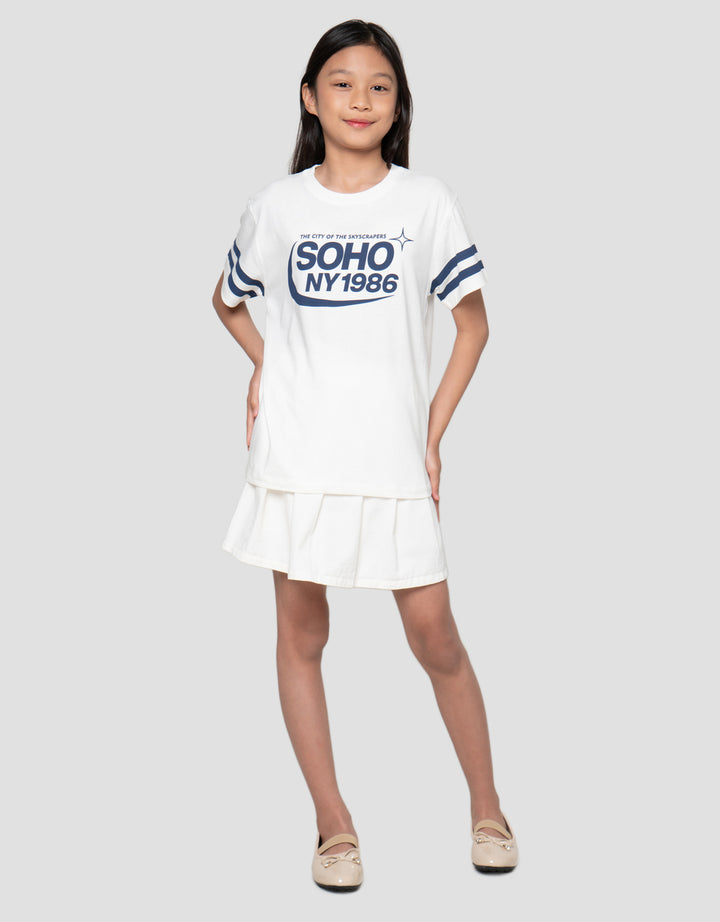 Nevada Sablon 5 Kaos Anak Perempuan