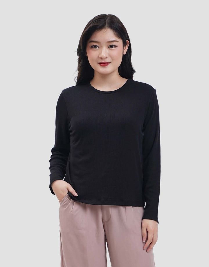 Connexion Rib Style Kaos Wanita