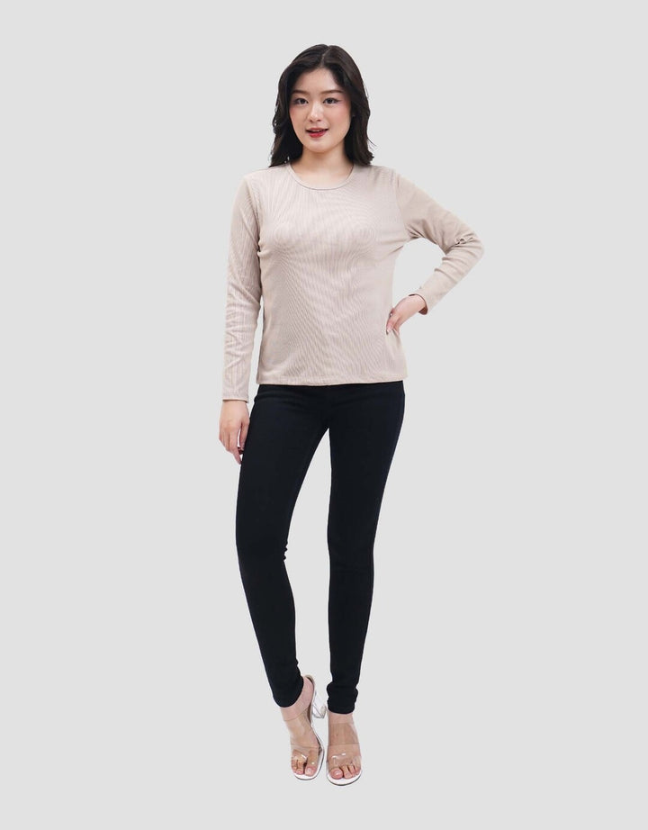 Connexion Rib Style Kaos Wanita