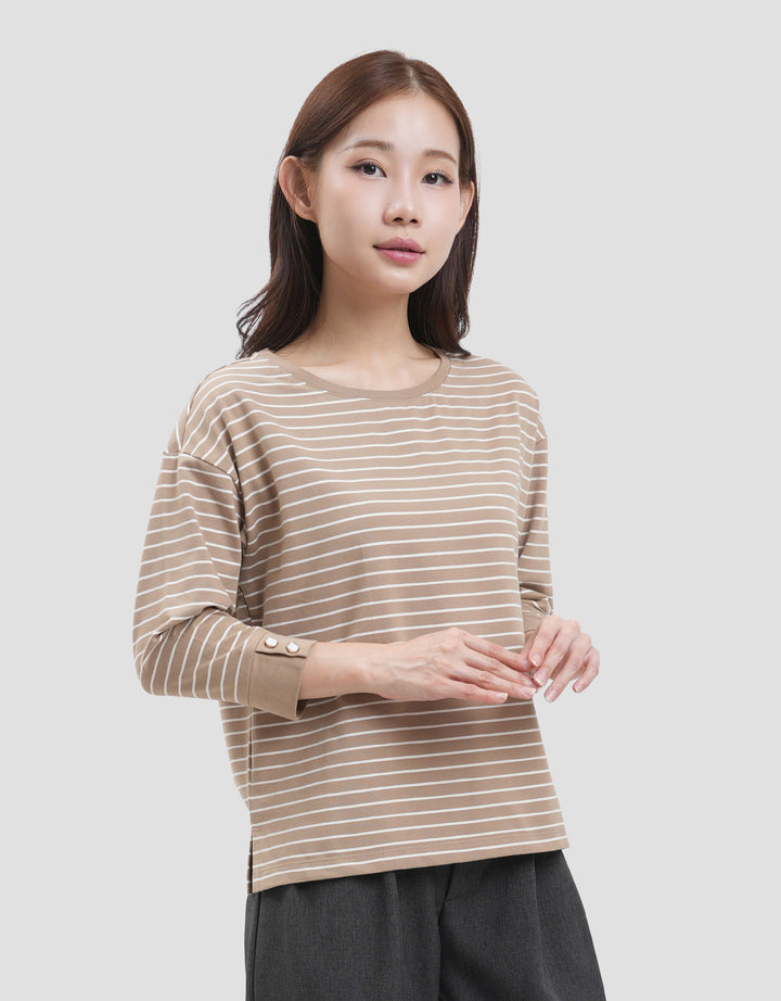 Connexion Kaos Lengan Panjang Wanita
