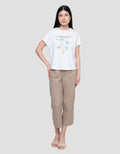 Connexion Print Bunga Le Bouquet Kaos Wanita