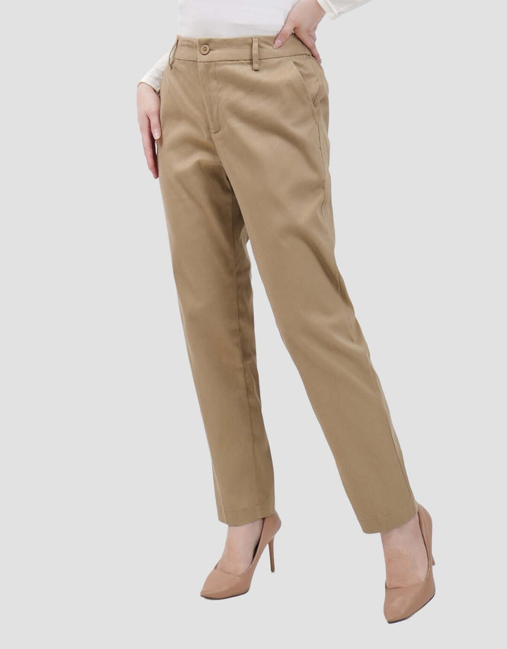 Connexion Twill Stretch Karet Blkg Celana Panjang Wanita