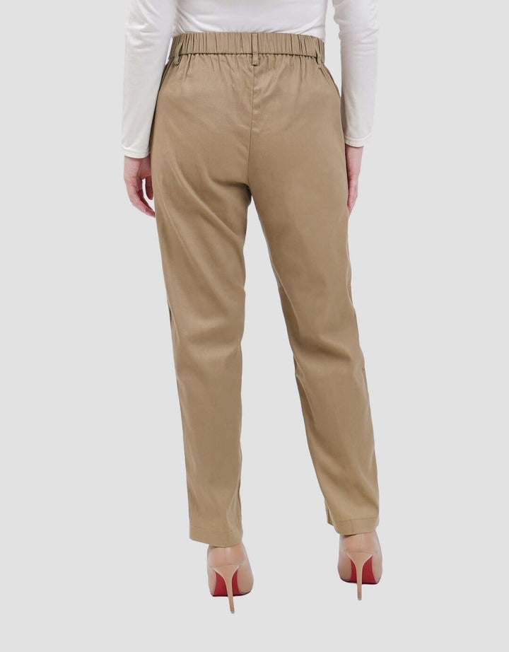 Connexion Twill Stretch Karet Blkg Celana Panjang Wanita