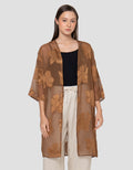 Connexion Flowy Burnt Out Long Outer Wanita