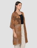 Connexion Flowy Burnt Out Long Outer Wanita