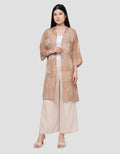 Connexion Flowy Burnt Out Long Outer Wanita