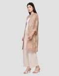 Connexion Flowy Burnt Out Long Outer Wanita