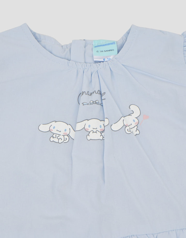 Character Woven Balon Cinnamoroll Pakaian Setelan Bayi