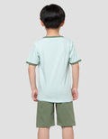 Little M Future Superstar Dino Pakaian Setelan Anak Laki-laki