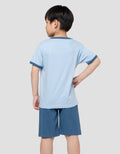 Little M Time To Surf Shark Pakaian Setelan Anak Laki-laki