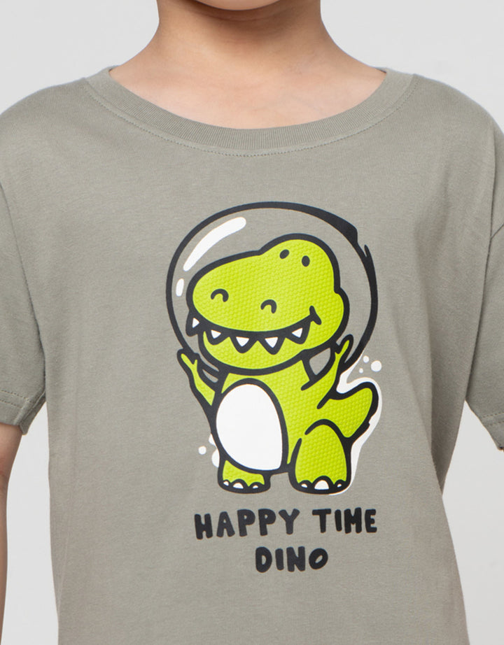 Little M Happy Time Dino Pakaian Setelan Anak Laki-laki