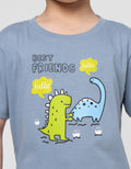 Little M Best Friend Dino Pakaian Setelan Anak Laki-laki