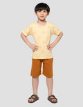 Little M Fullprint Dino Pakaian Setelan Anak Laki-laki