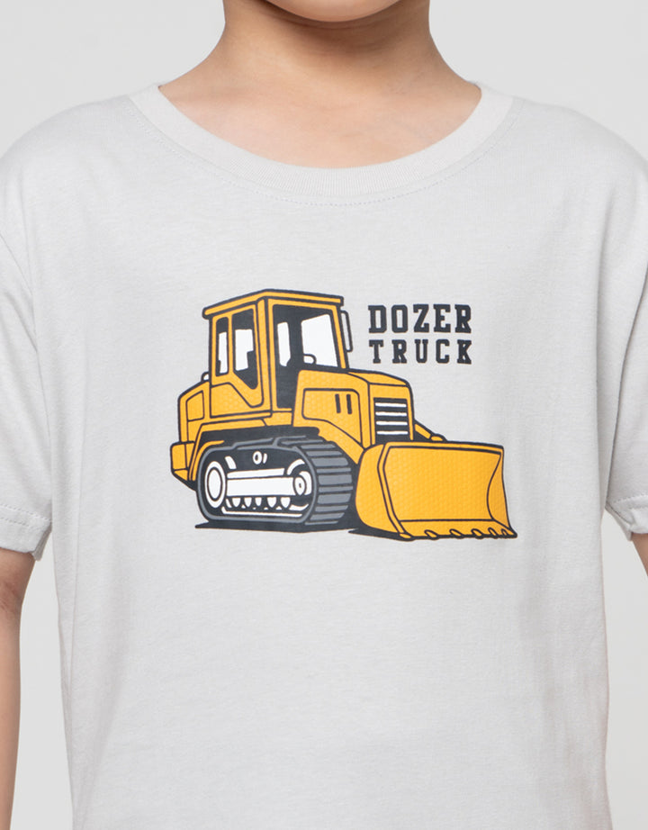 Little M Truck Dozer Pakaian Setelan Anak Laki-laki