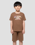 Little M Usa College Patch Setelan Anak Laki-Laki