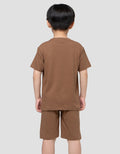 Little M Usa College Patch Setelan Anak Laki-Laki
