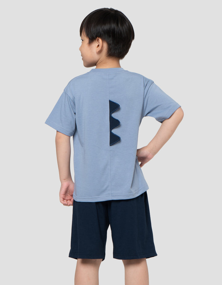 Little M Setelan Shark Area Setelan Anak Laki-Laki