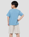 Little M Oversize Explore Ocean Setelan Anak Laki-Laki