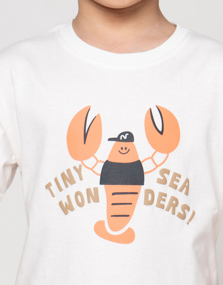 Little M Tiny Sea Wonders Pakaian Setelan Anak Laki-laki