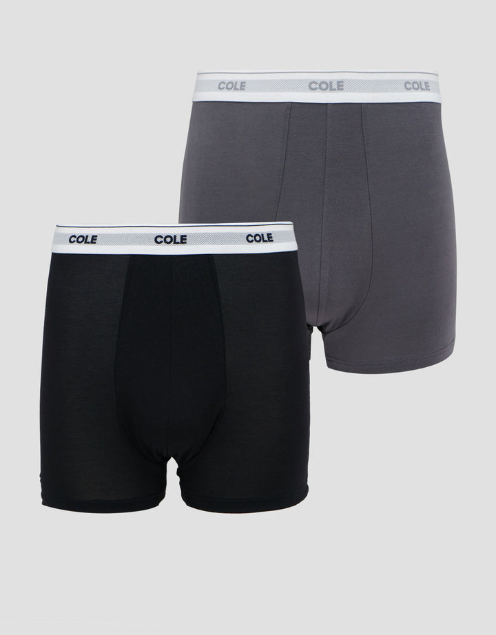 Cole 2Pk Rayon Big Size Ewb Single Line Crelana Boxer Pria
