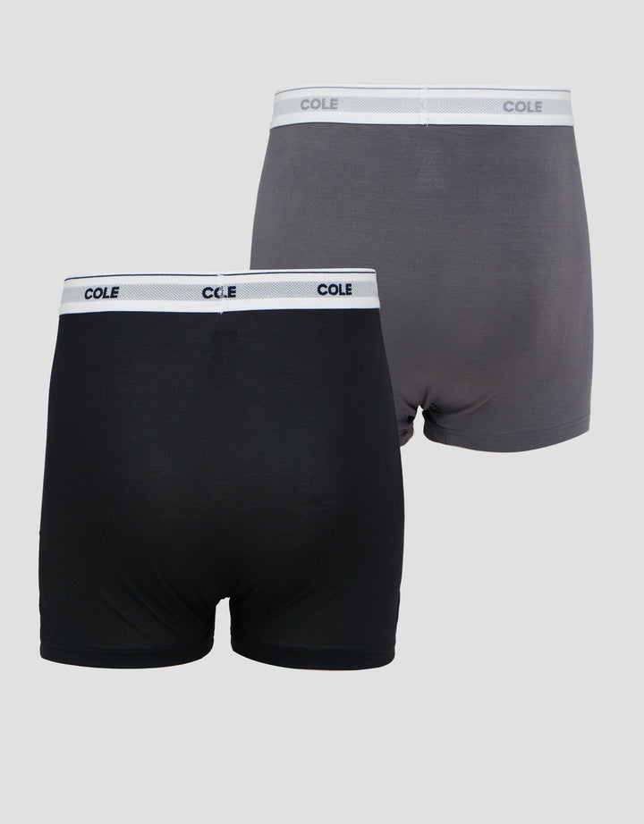 Cole 2Pk Rayon Big Size Ewb Single Line Crelana Boxer Pria