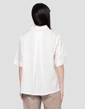 Connexion Plain Boxi Top With Pocket Blouse Wanita
