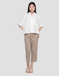 Connexion Plain Boxi Top With Pocket Blouse Wanita