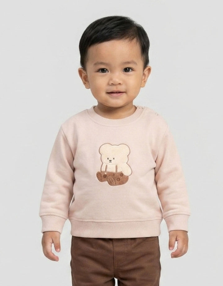 Little M Non Hoodie Bears Sweater Bayi