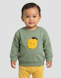 Little M Chenille Lemon Sweater Anak Bayi