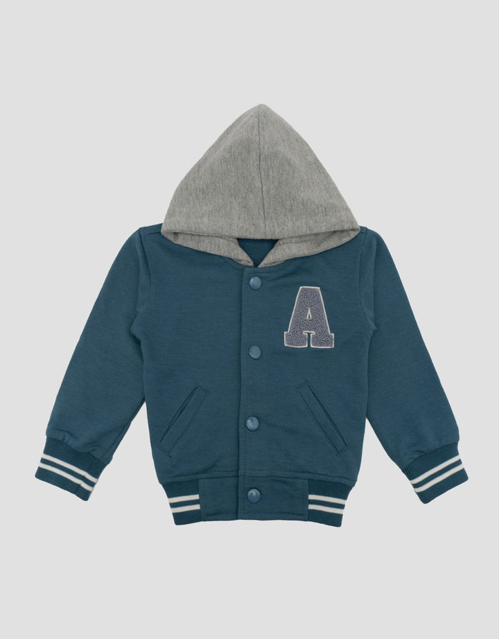Little M Chenille Logo Jaket Hoodie Bayi