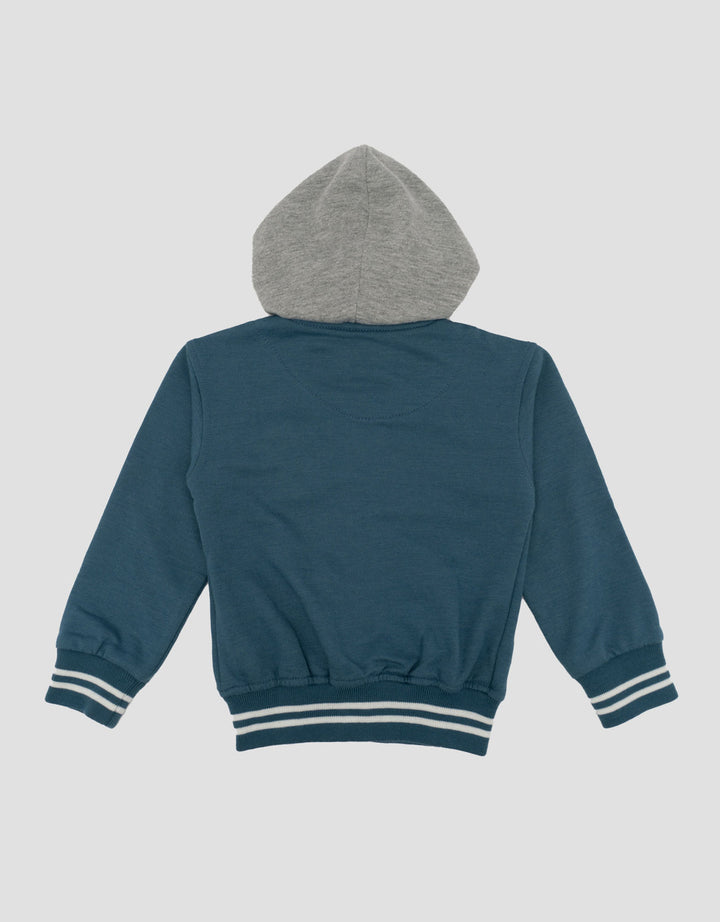 Little M Chenille Logo Jaket Hoodie Bayi
