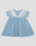 Little M Ribbon Print Midi Dress Anak Bayi