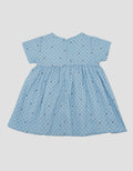 Little M Ribbon Print Midi Dress Anak Bayi