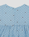 Little M Ribbon Print Midi Dress Anak Bayi