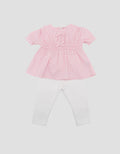 Little M Woven Fullprint Pita Setelan Bayi