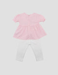 Little M Woven Fullprint Pita Setelan Bayi