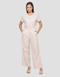 Connexion Cootn Blend With Elastic Back Coulotte Wanita